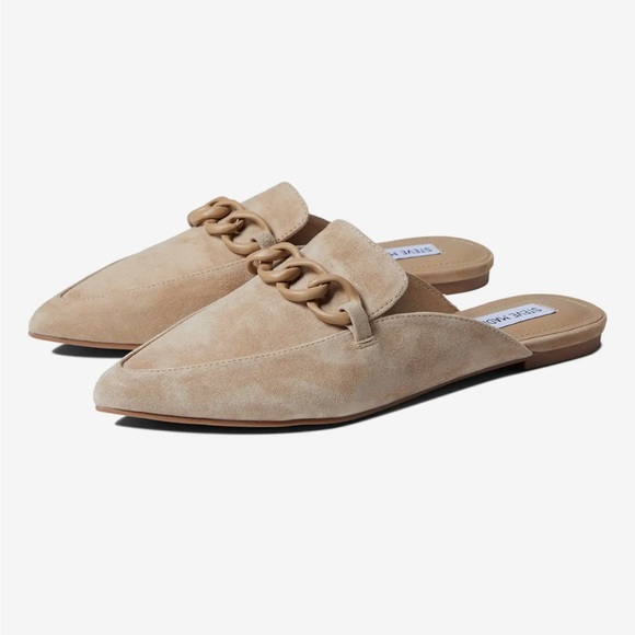 Steve Madden Shoes - NWOT Steve Madden tan suede mules size 8